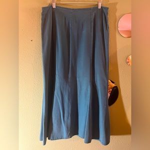 J. Jill A- Line Denim Skirt